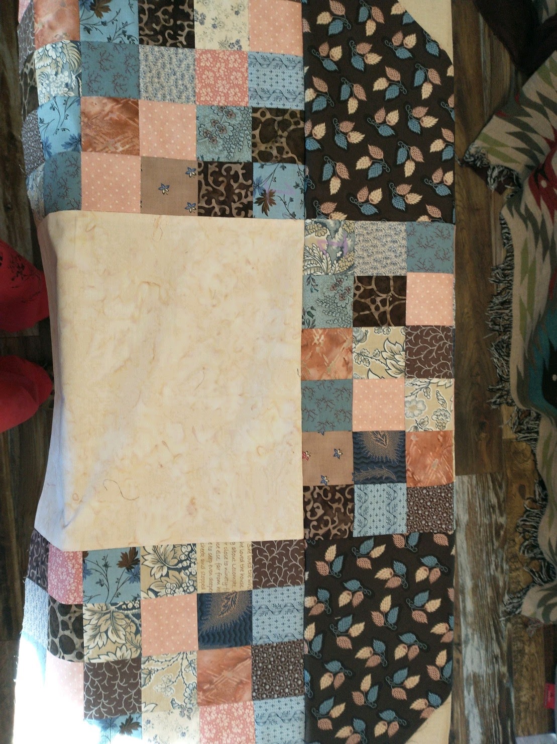 portion of quilt